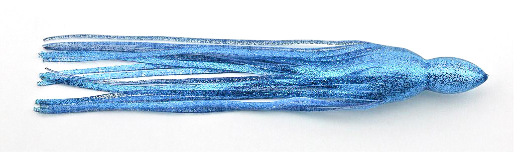 Single Skirt - Aqua Blue Glitter -  7" - 9"