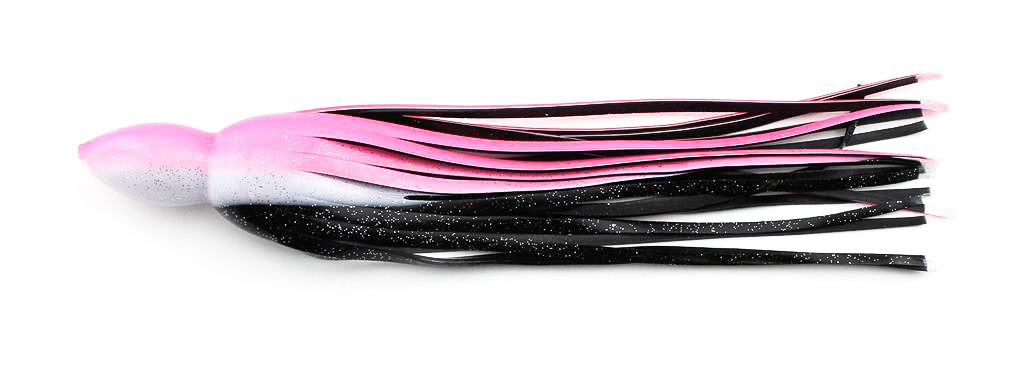 Black White Pink - Lure Replacement Skirt for 7" - 9" Trolling Lures