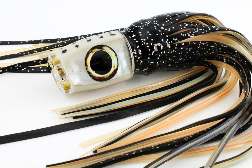 9" Custom 'Menhaden' with Shell, Big Eyes and Tourmaline Accents