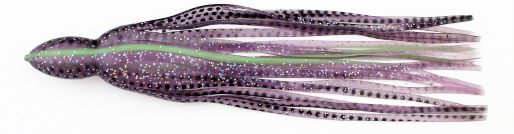 Single Skirt - Purple Spotted Squid -  7" - 9"