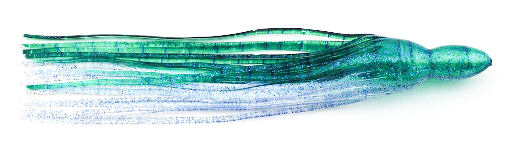 Single Skirt - Teal Clear Glitter -  7" - 9"