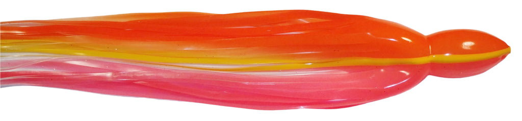 Single Skirt - Clear Orange/Pink Yellow Side Stripe