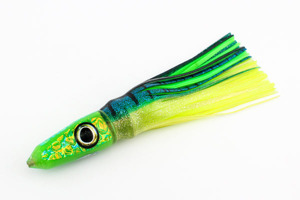 Bright Green Bullet with Dragon Skin and Blue Chartreuse Combo