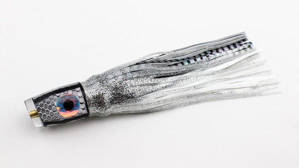 Black Vixen w/ Textured 'Snakeskin' Fish Scales and Contrast