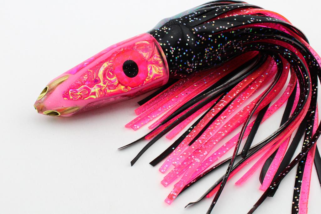 Pink 9" Jetted Bullet with Dragon Skin and HIGH Contrast Skirts