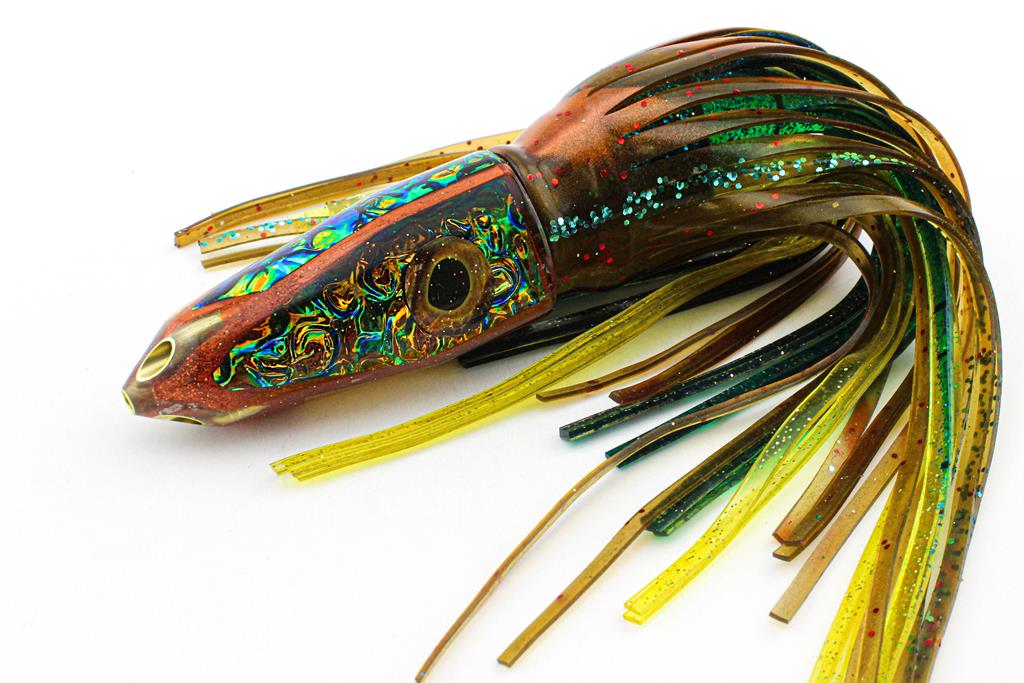 Limited Edition Jetted 9" Psychedelic Squid with Pakula Outer Skirt