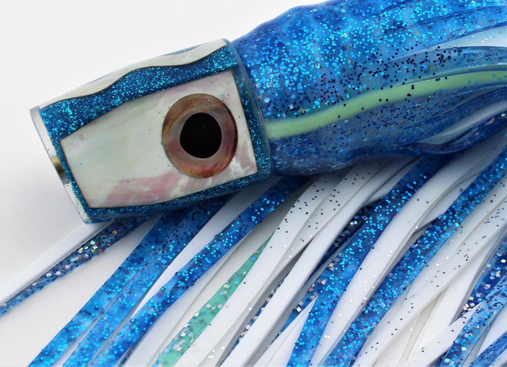 Custom Blue &amp; White Vixen with Mother of Pearl