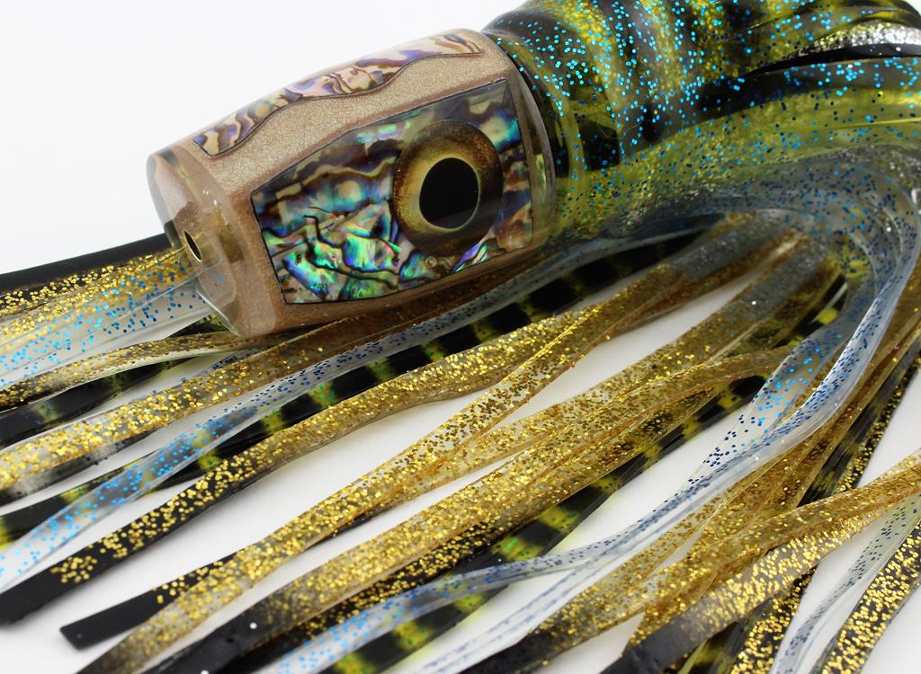 Custom 9" Goggle Eye with Natural Paua Shell