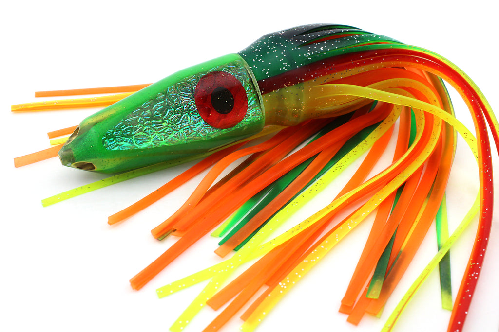 Green Jezebel (9" Jetted Bullet) in Guacamaya Combo