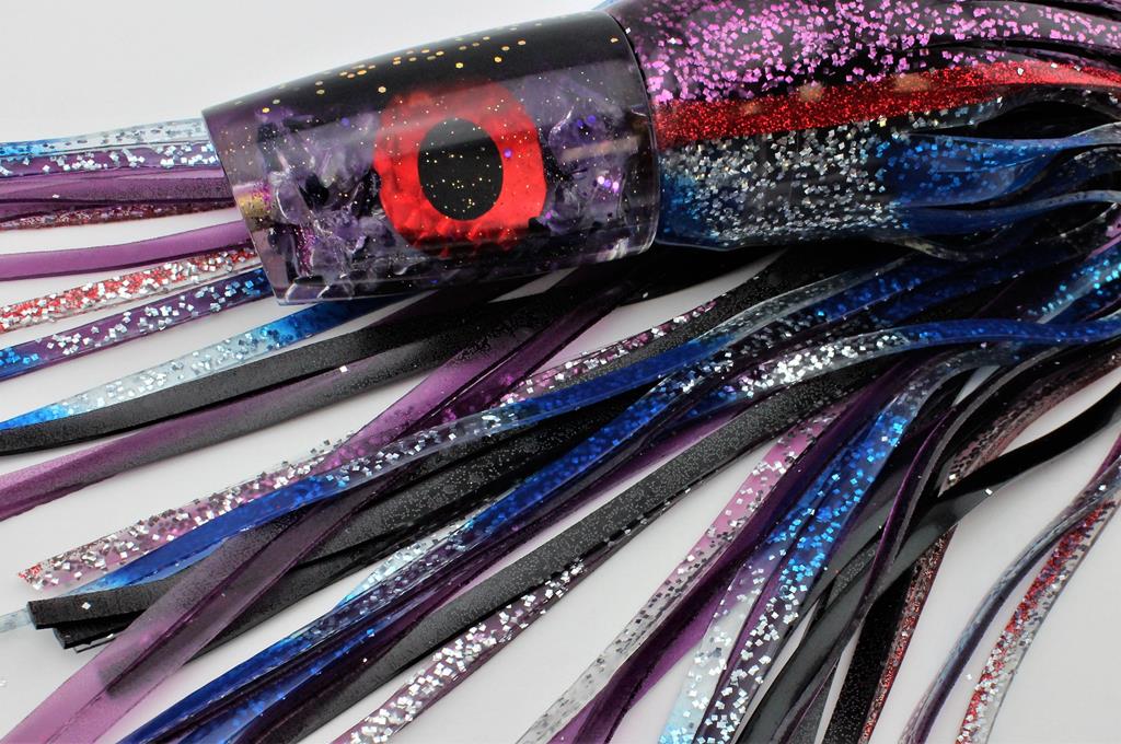 12" Rockstar Plunger - Amethyst in Purple &amp; Blue Skipjack