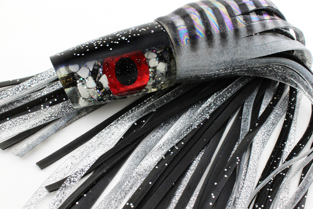 12" Rockstar Plunger - Dalmatian in Black and Silver