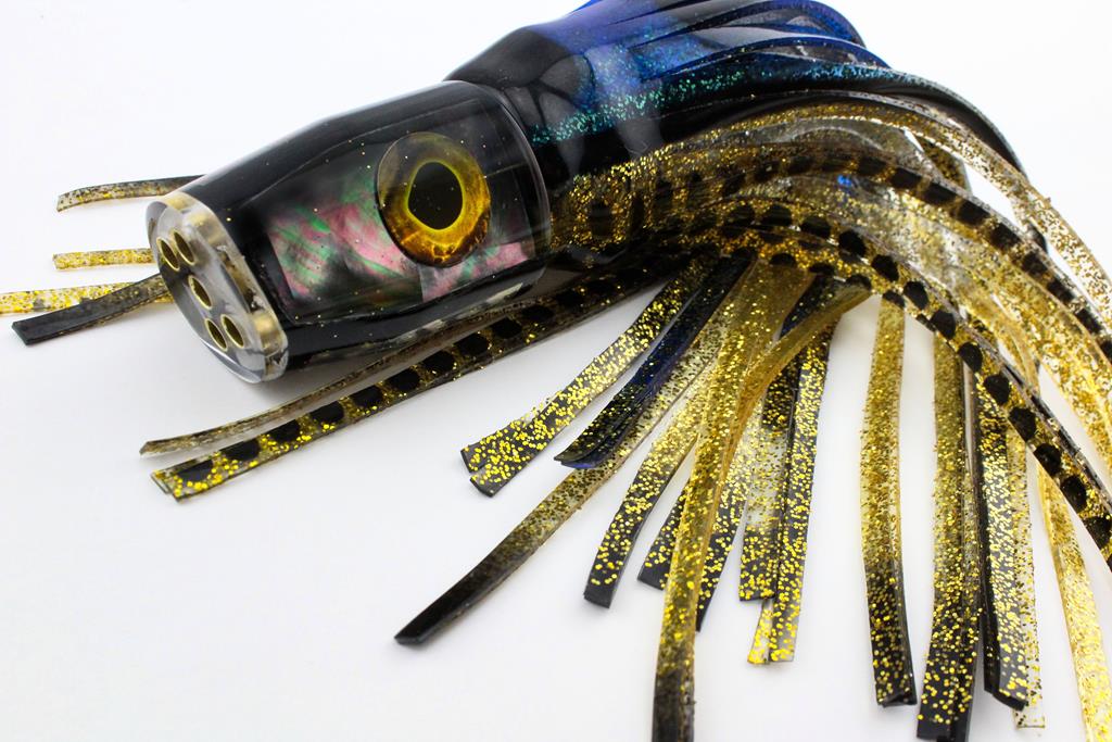 Jetted Black 9" Hellcat with Tahitian Dark Pearl