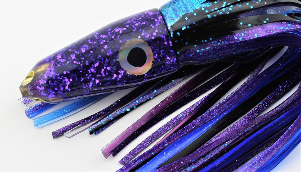 Jetted 9" Flashy Purple Marlin Lure - Sale Item