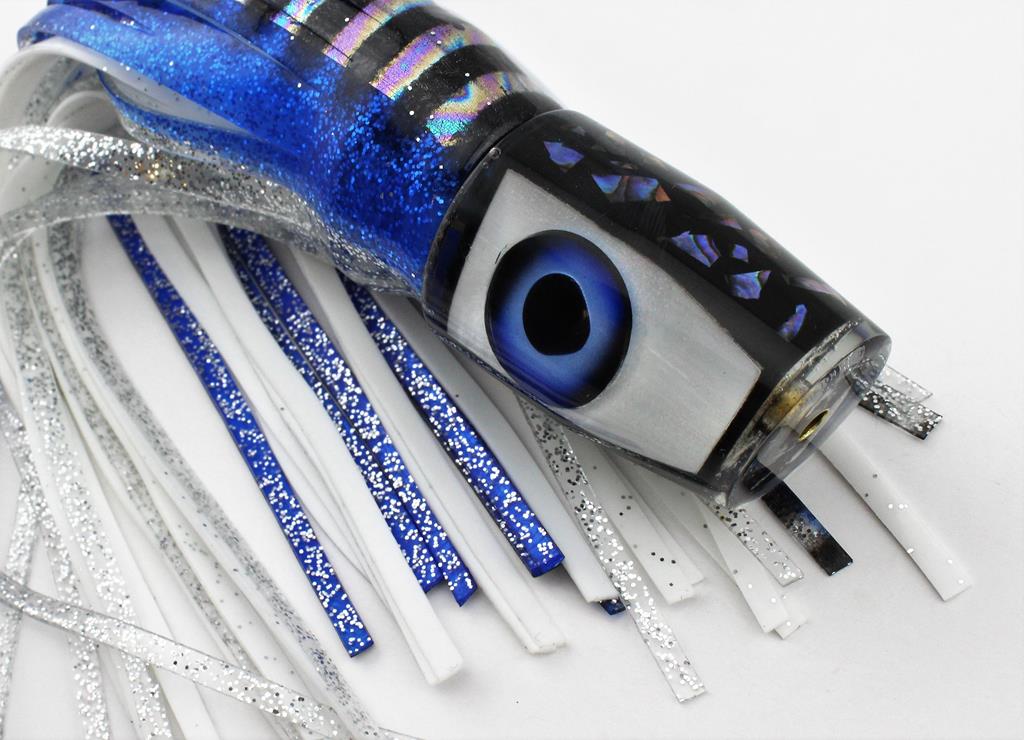 9" Vixen with Mother of Pearl, Abalone Flake, and Marlin Eyes