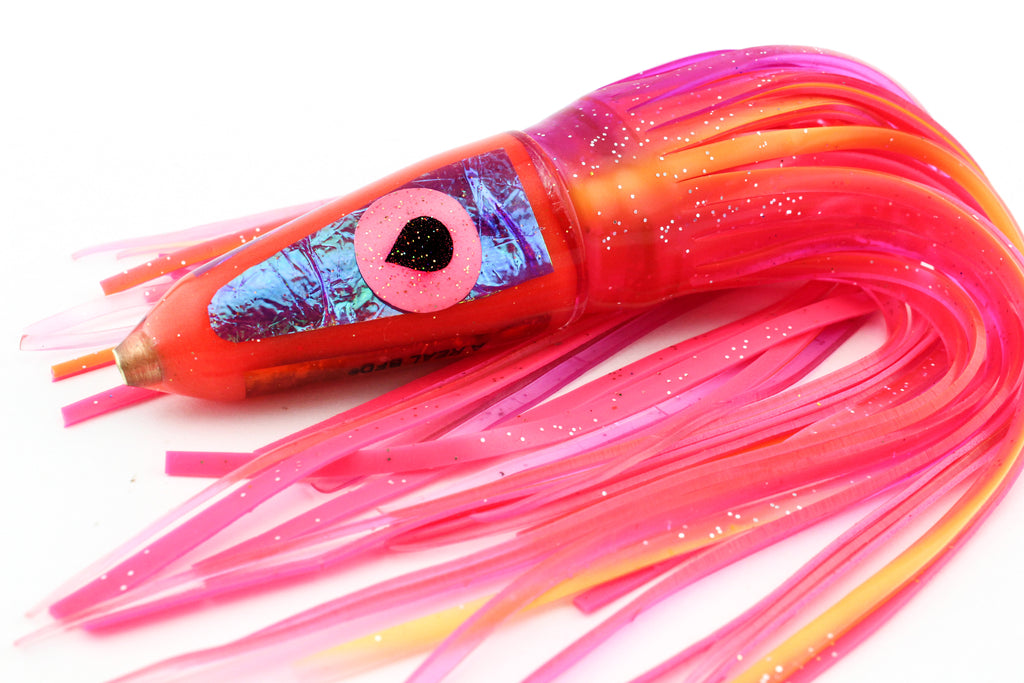 Orange 7" Spitfire with New Custom Dichroic and Handmade GLOW Eyes