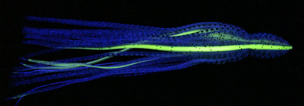 Single Skirt - Purple Spotted Squid -  7