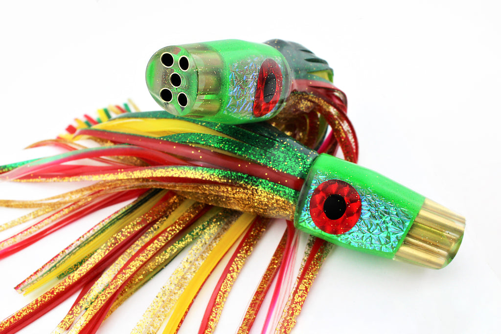 Green Glitter Frog Scoop