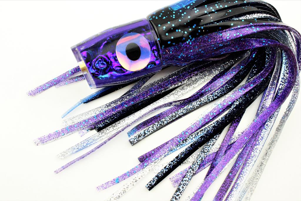 9" Vixen in Bright Purple with Dragon Skin &amp; Holo Eyes