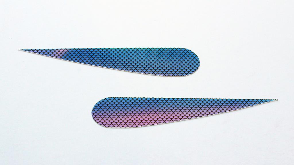 Wings with Printed Scale Pattern