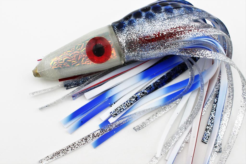 White 7" Spitfire with Sardine Glow Combo
