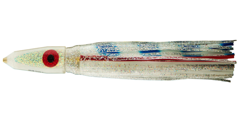 White Harpy (9" Bullet) in Blue Crystal Glow Combo